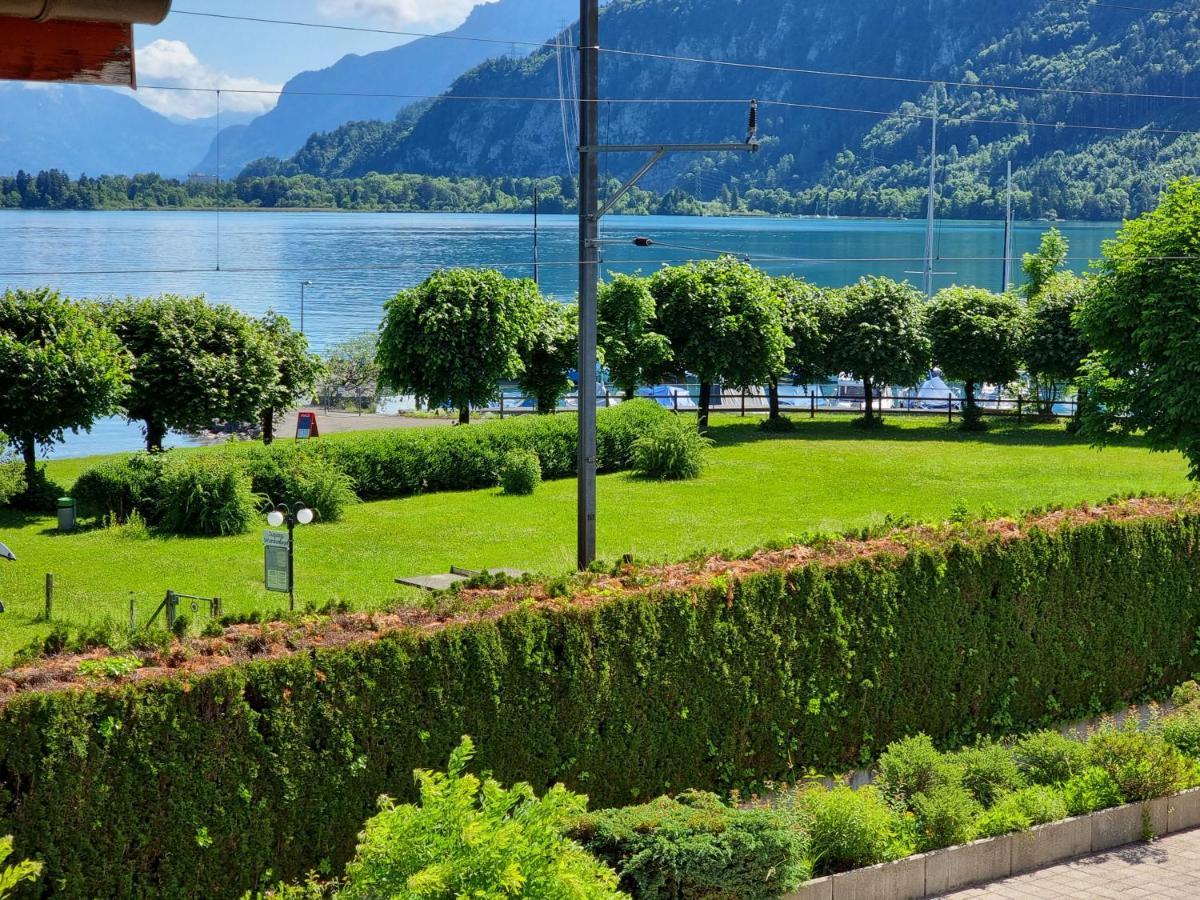 Seeparadiesli am schönen Thunersee Darligen Bagian luar foto