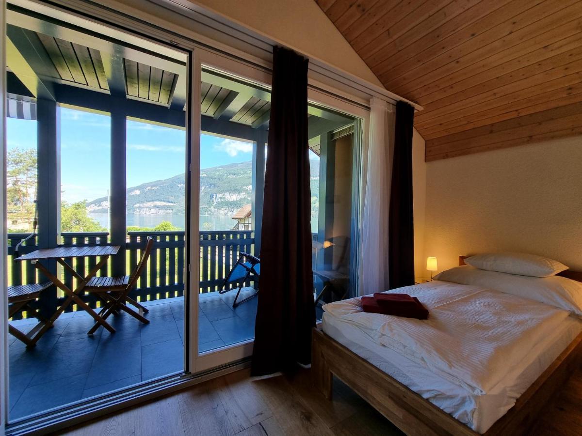 Seeparadiesli am schönen Thunersee Darligen Bagian luar foto