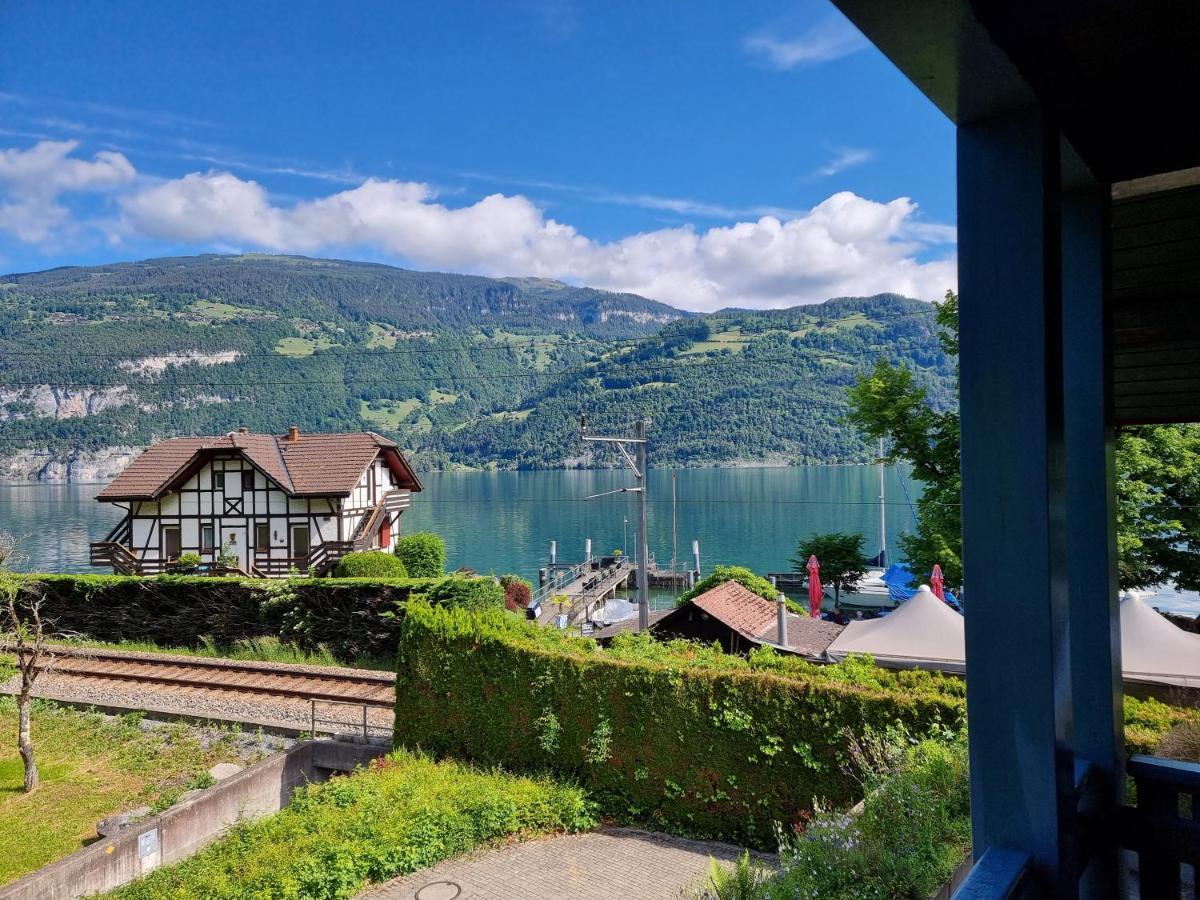 Seeparadiesli am schönen Thunersee Darligen Bagian luar foto
