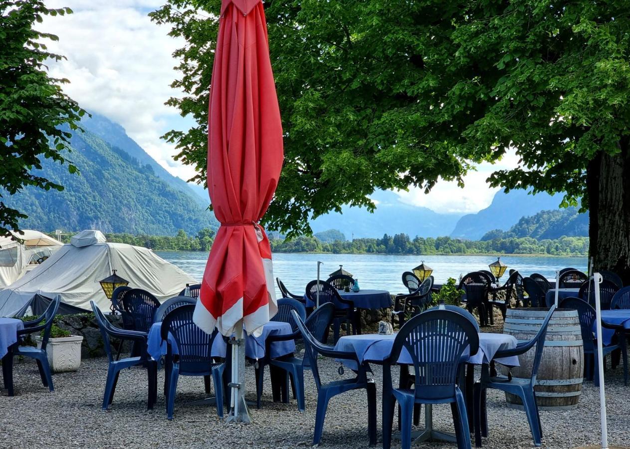 Seeparadiesli am schönen Thunersee Darligen Bagian luar foto