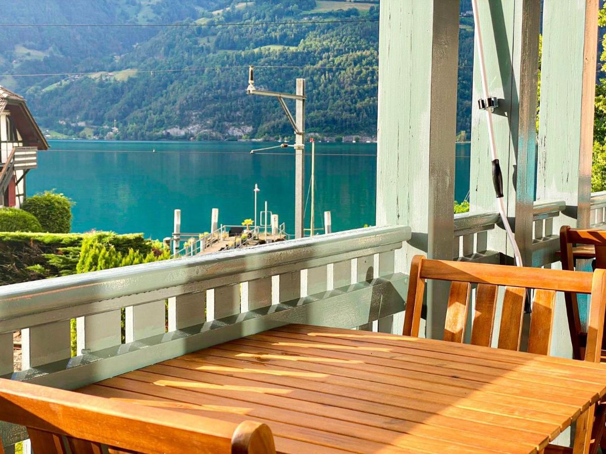 Seeparadiesli am schönen Thunersee Darligen Bagian luar foto